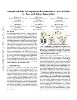 Hierarchical Relation-augmented Representation Generalization for Few-shot Action Recognition
