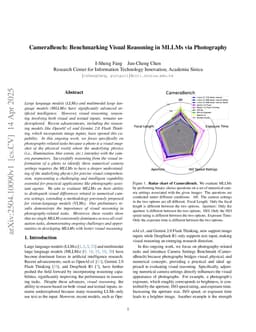 CameraBench: Benchmarking Visual Reasoning in MLLMs via Photography