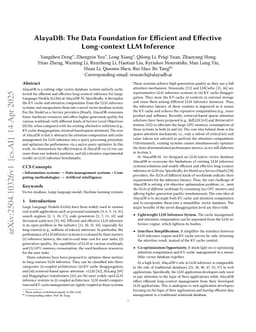 AlayaDB: The Data Foundation for Efficient and Effective Long-context LLM Inference