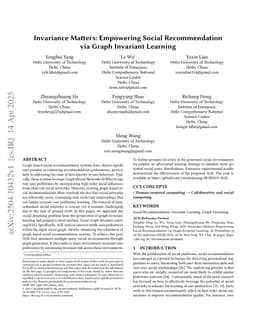 Invariance Matters: Empowering Social Recommendation via Graph Invariant Learning