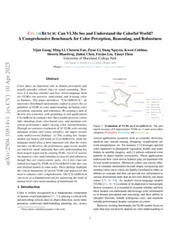ColorBench: Can VLMs See and Understand the Colorful World? A Comprehensive Benchmark for Color Perception, Reasoning, and Robustness