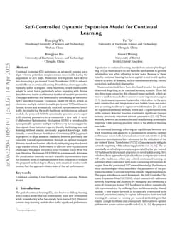 Self-Controlled Dynamic Expansion Model for Continual Learning