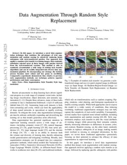 Data Augmentation Through Random Style Replacement