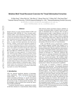Relation-Rich Visual Document Generator for Visual Information Extraction