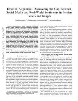Emotion Alignment: Discovering the Gap Between Social Media and Real-World Sentiments in Persian Tweets and Images