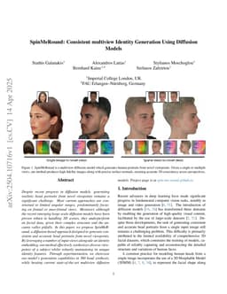 SpinMeRound: Consistent Multi-View Identity Generation Using Diffusion Models
