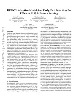 HELIOS: Adaptive Model And Early-Exit Selection for Efficient LLM Inference Serving