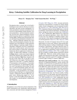 Rainy: Unlocking Satellite Calibration for Deep Learning in Precipitation