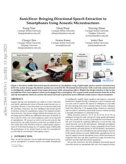 SonicSieve: Bringing Directional Speech Extraction to Smartphones Using Acoustic Microstructures
