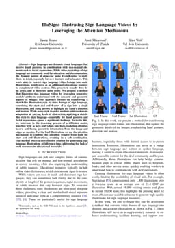 IlluSign: Illustrating Sign Language Videos by Leveraging the Attention Mechanism