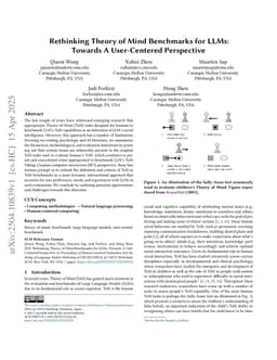 Rethinking Theory of Mind Benchmarks for LLMs: Towards A User-Centered Perspective