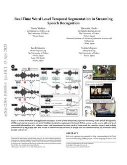 Real-Time Word-Level Temporal Segmentation in Streaming Speech Recognition
