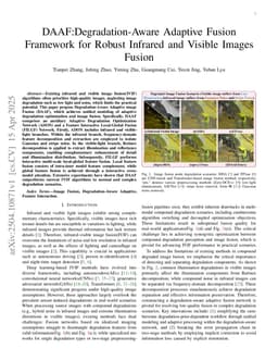 DAAF:Degradation-Aware Adaptive Fusion Framework for Robust Infrared and Visible Images Fusion