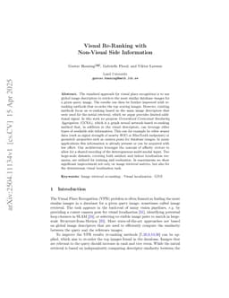Visual Re-Ranking with Non-Visual Side Information