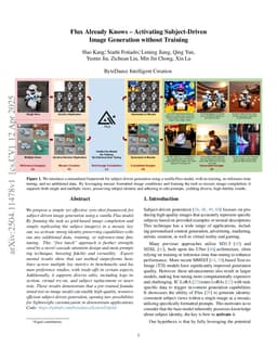 Flux Already Knows -- Activating Subject-Driven Image Generation without Training
