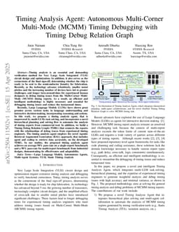 Timing Analysis Agent: Autonomous Multi-Corner Multi-Mode (MCMM) Timing Debugging with Timing Debug Relation Graph