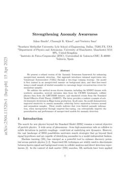 Strengthening Anomaly Awareness