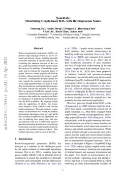 NodeRAG: Structuring Graph-based RAG with Heterogeneous Nodes
