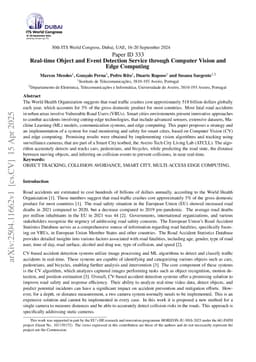 Real-time Object and Event Detection Service through Computer Vision and Edge Computing