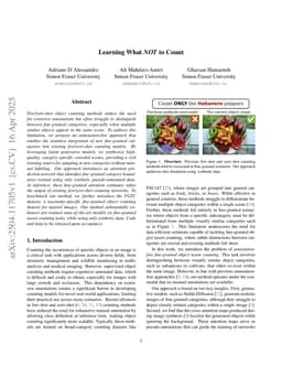 Learning What NOT to Count