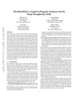 The Hitchhiker's Guide to Program Analysis, Part II: Deep Thoughts by LLMs