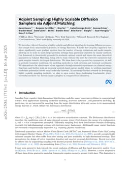 Adjoint Sampling: Highly Scalable Diffusion Samplers via Adjoint Matching