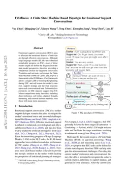 FiSMiness: A Finite State Machine Based Paradigm for Emotional Support Conversations