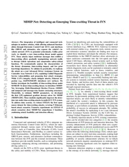 MDHP-Net: Detecting an Emerging Time-exciting Threat in IVN