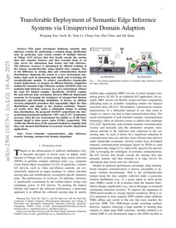 Transferable Deployment of Semantic Edge Inference Systems via Unsupervised Domain Adaption
