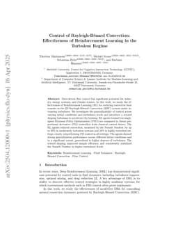 Control of Rayleigh-Bénard Convection: Effectiveness of Reinforcement Learning in the Turbulent Regime