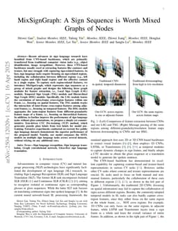 MixSignGraph: A Sign Sequence is Worth Mixed Graphs of Nodes
