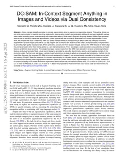 DC-SAM: In-Context Segment Anything in Images and Videos via Dual Consistency