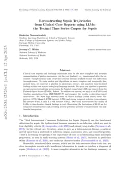Reconstructing Sepsis Trajectories from Clinical Case Reports using LLMs: the Textual Time Series Corpus for Sepsis