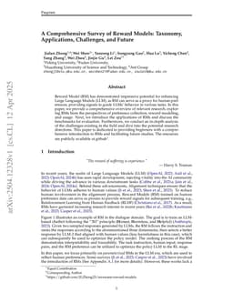 A Comprehensive Survey of Reward Models: Taxonomy, Applications, Challenges, and Future