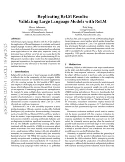 Replicating ReLM Results: Validating Large Language Models with ReLM