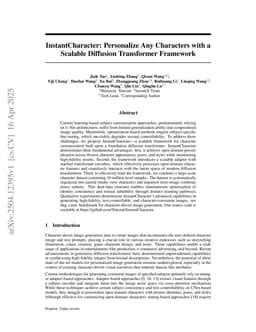 InstantCharacter: Personalize Any Characters with a Scalable Diffusion Transformer Framework
