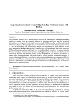 Integrating Structural and Semantic Signals in Text-Attributed Graphs with BiGTex