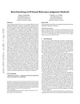 Benchmarking LLM-based Relevance Judgment Methods