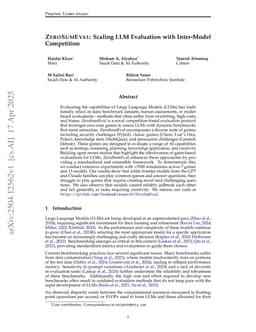 ZeroSumEval: Scaling LLM Evaluation with Inter-Model Competition