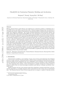 ChemKANs for Combustion Chemistry Modeling and Acceleration