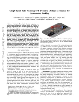 Graph-based Path Planning with Dynamic Obstacle Avoidance for Autonomous Parking