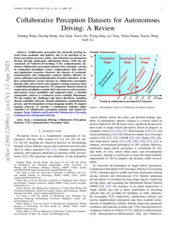 Collaborative Perception Datasets for Autonomous Driving: A Review