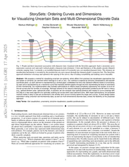 StorySets: Ordering Curves and Dimensions for Visualizing Uncertain Sets and Multi-Dimensional Discrete Data