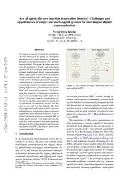 Are AI agents the new machine translation frontier? Challenges and opportunities of single- and multi-agent systems for multilingual digital communication