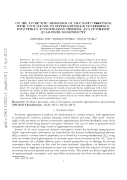 On the asymptotic behaviour of stochastic processes, with applications to supermartingale convergence, Dvoretzky's approximation theorem, and stochastic quasi-Fejér monotonicity