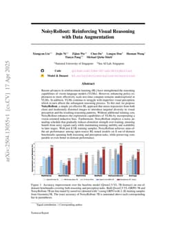 NoisyRollout: Reinforcing Visual Reasoning with Data Augmentation