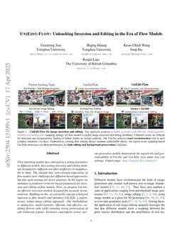 UniEdit-Flow: Unleashing Inversion and Editing in the Era of Flow Models