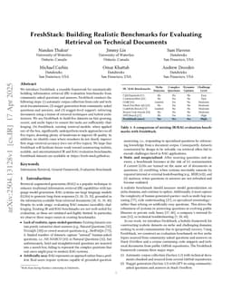 FreshStack: Building Realistic Benchmarks for Evaluating Retrieval on Technical Documents