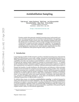 Antidistillation Sampling