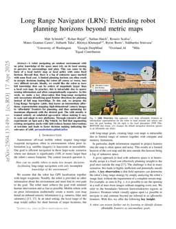 Long Range Navigator (LRN): Extending robot planning horizons beyond metric maps